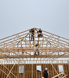 Garage addition construction in Northeast Iowa