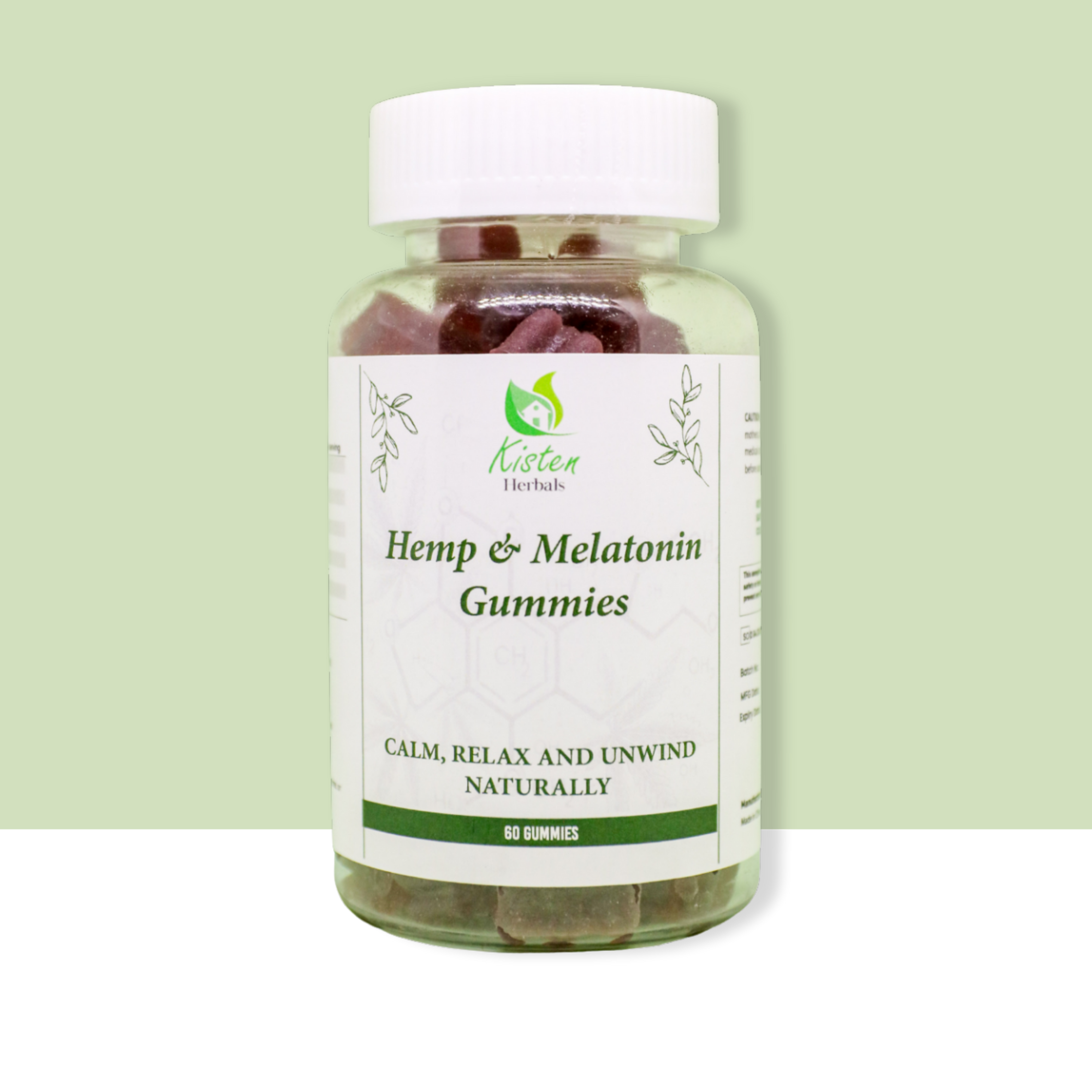 Hemp & Melatonin Gummies gummies by Kisten Herbal