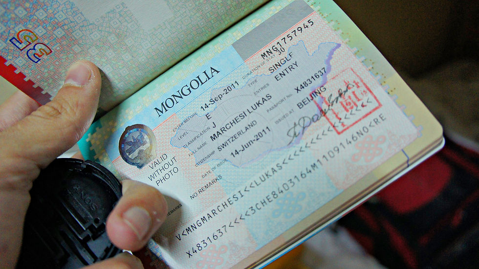 Endlich!!! Das Visum für Mongolia.jpg Endlich können wir China verlassen