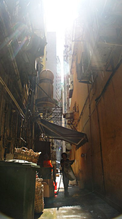 wan chai side alley