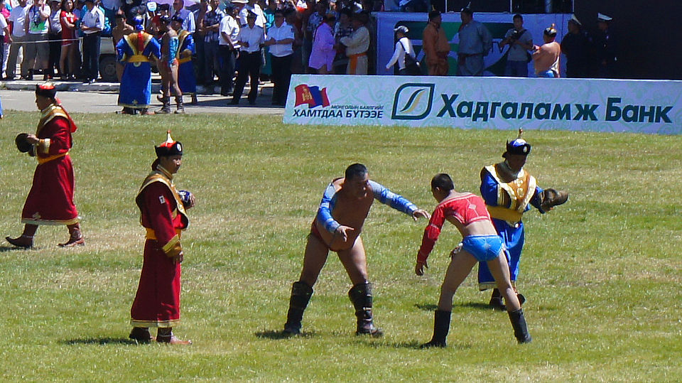 mongol bukh - traditional wrestling