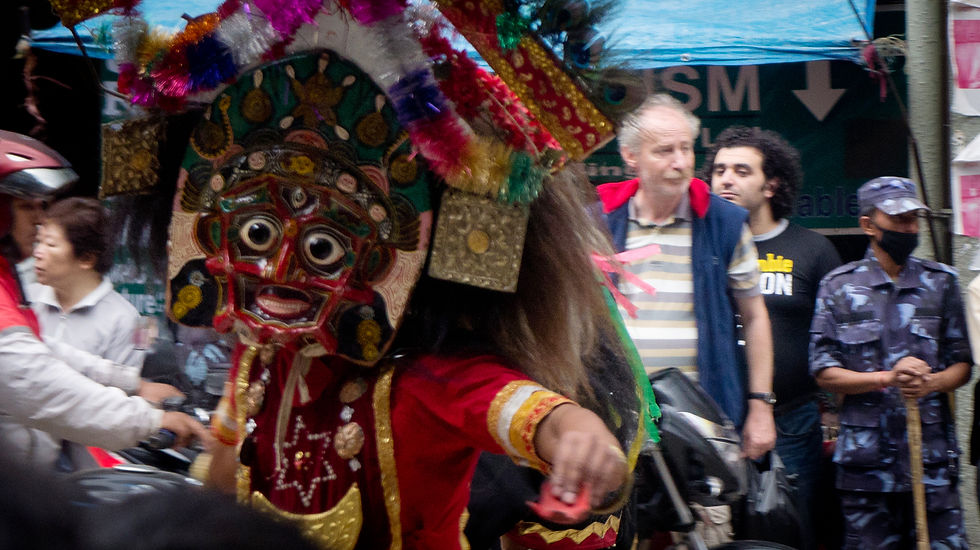 First Impresisons of Kathmandu - Dances preparing the Upcomming xxx festival