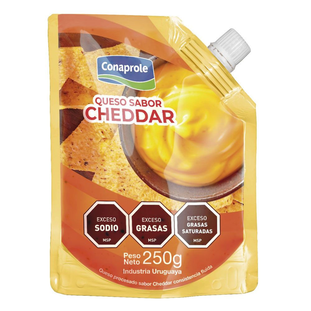Queso Procesado Sabor Cheddar Conaprole 250 Gr