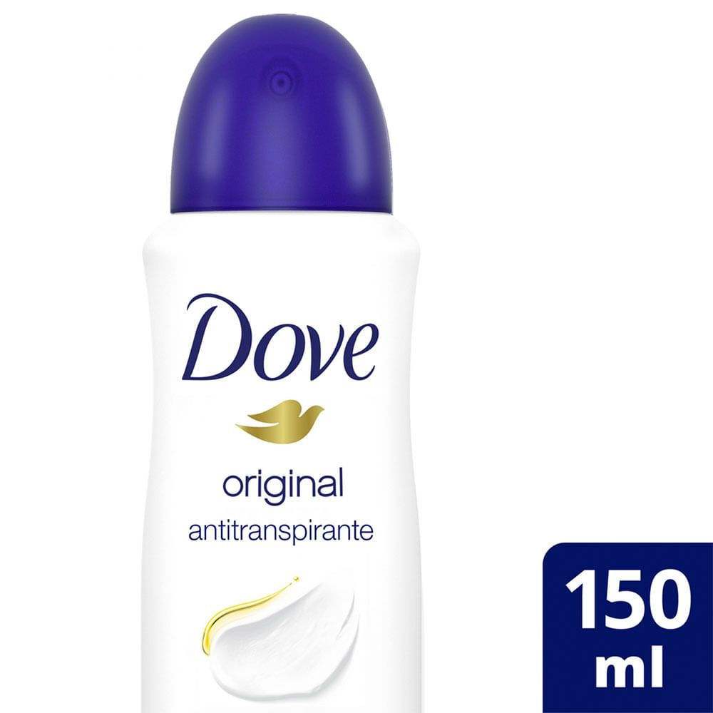 Desodorante Antitranspirante DOVE Original en Aerosol 150 Ml