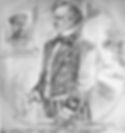 One of many cartoons of Fuston. This one following his unexpected death.