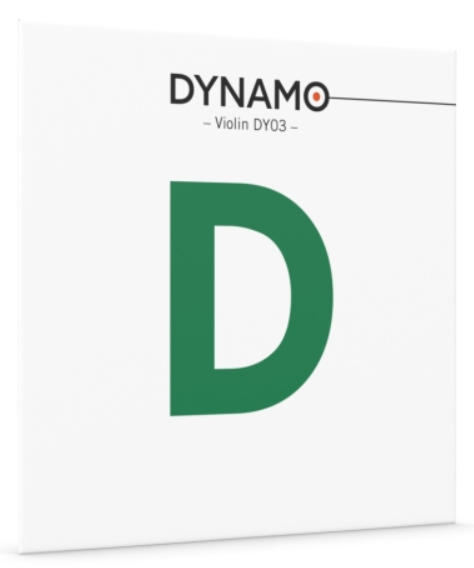 DYNAMO® Violin String D 4/4 - Synthetic core, aluminium wound
