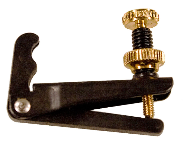 Wittner Violin String Adjuster. Black with Gold Screws