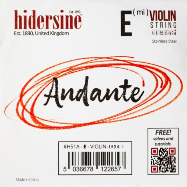 Hidersine Andante Violin E String