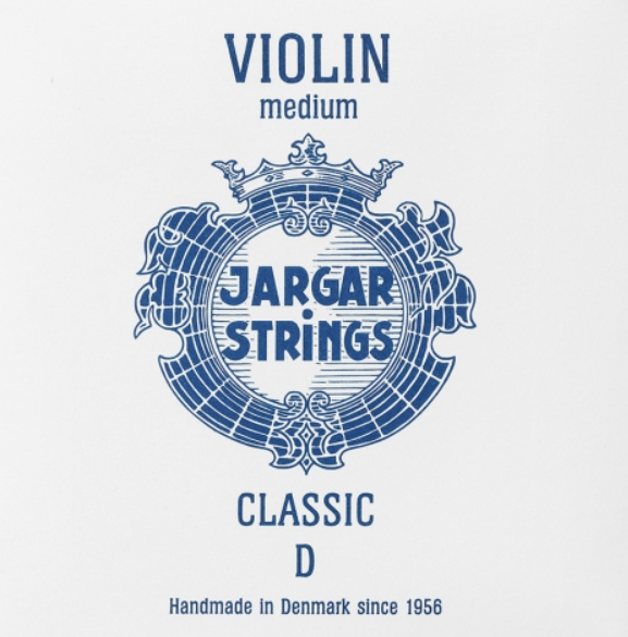 Jargar Violin D String. Classic Series Medium - 4/4 Size