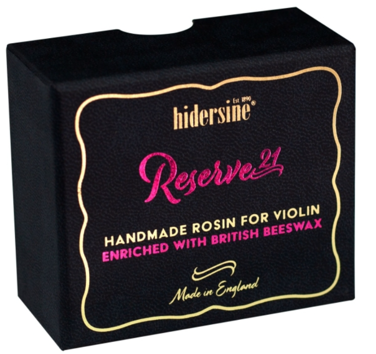 Hidersine Reserve21 Violin Rosin with British Beeswax - Light