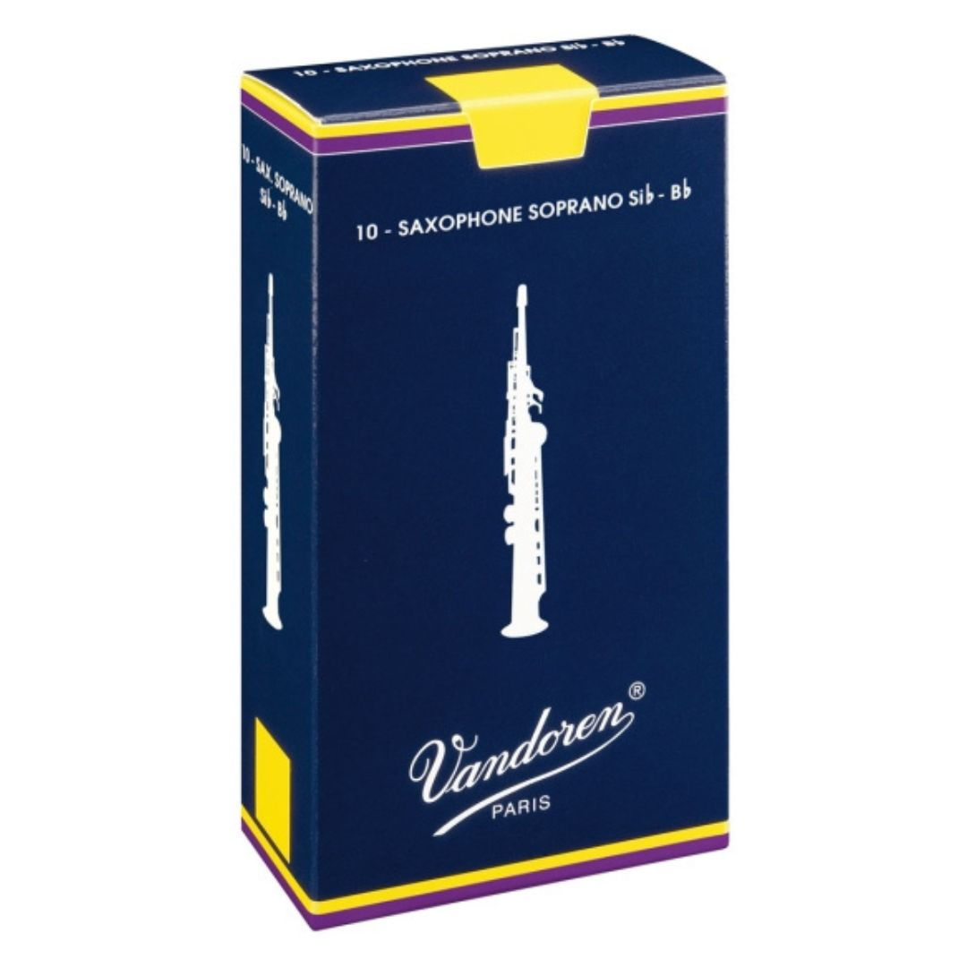 Vandoren Traditional Soprano Saxophone Reeds - Box of 10