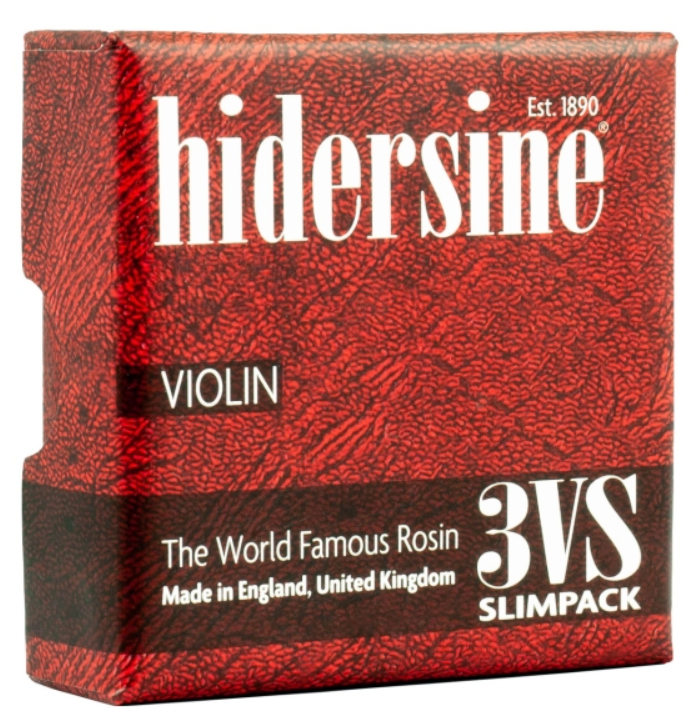 Hidersine Violin Rosin Clear Slim Pack