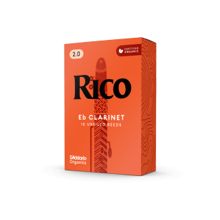 Thumbnail: Rico by D'Addario Organic Eb Clarinet Reeds 10-Pack