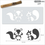 Miniatura: Mini Stencil Fox & Squirrel