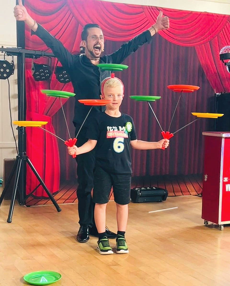 plate spinning with Clumsy Entertainment