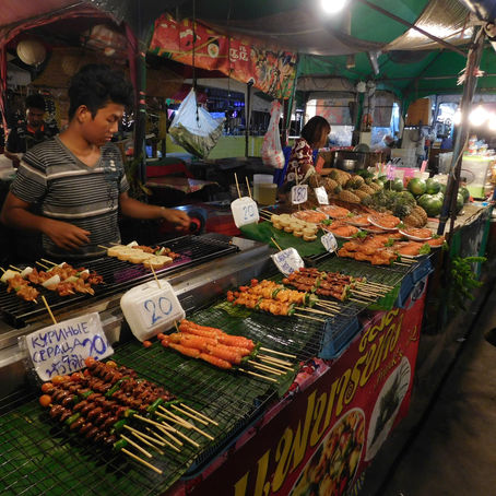 Le night market de Jomtien