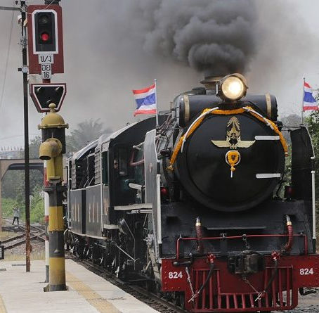 Ayutthaya en train à vapeur