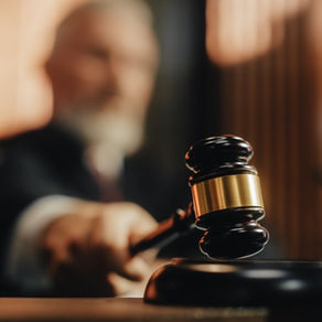 Judge issuing enforcement order in court