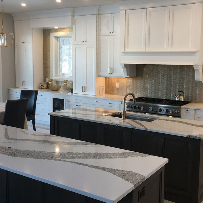 double sink quartz counter top supply