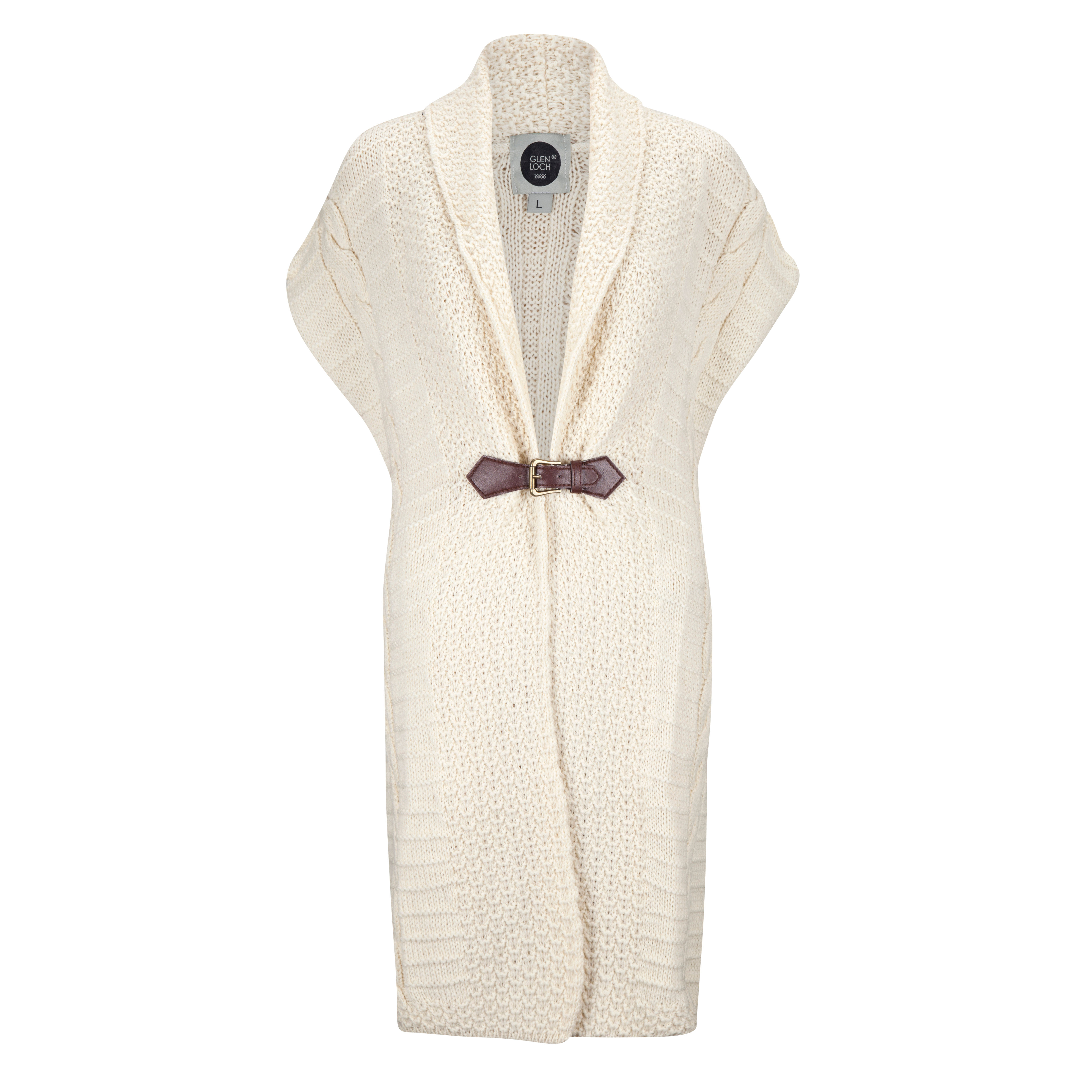 Buckle Cardigan, 100% British Wool