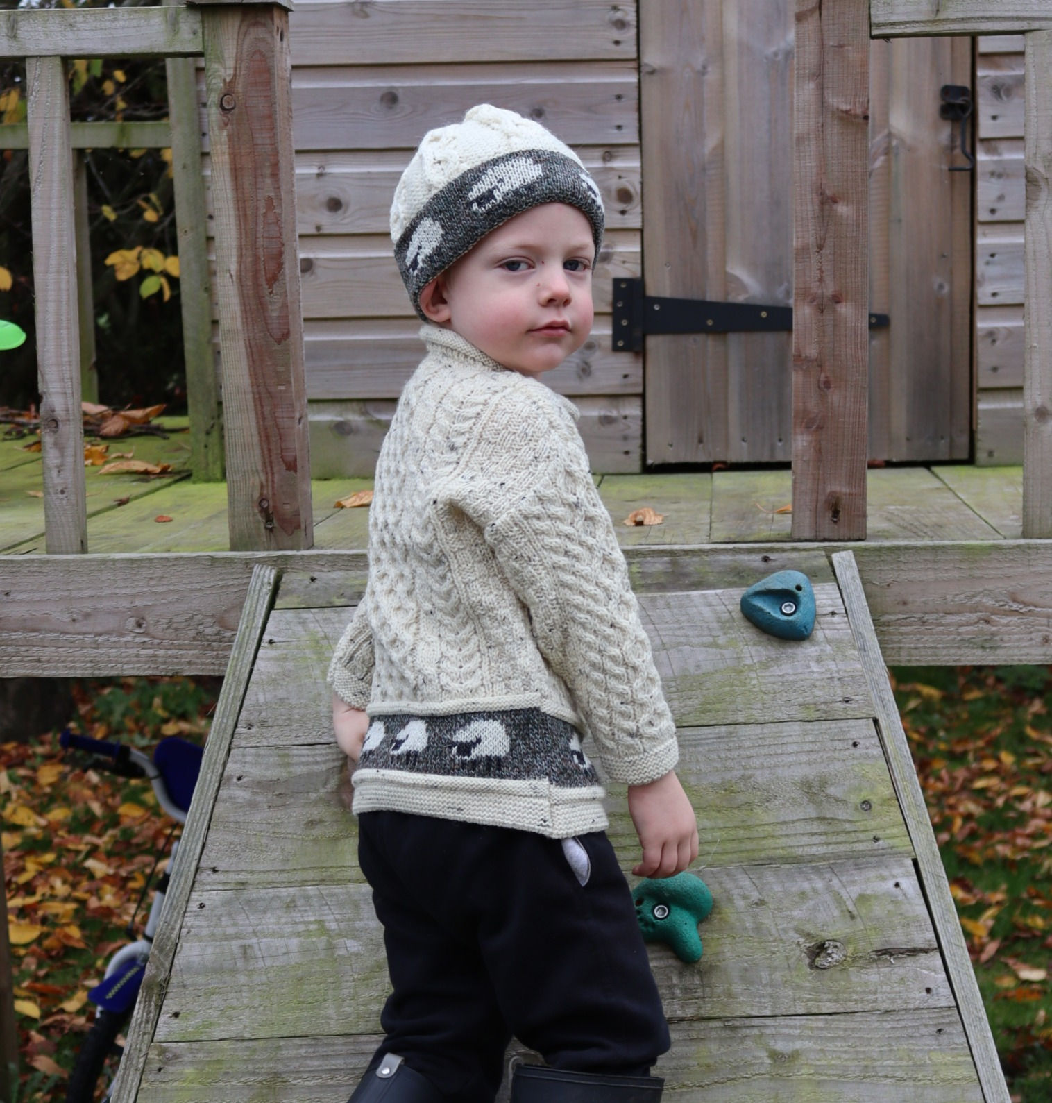 Children's Crew-neck , 100% British Wool.
