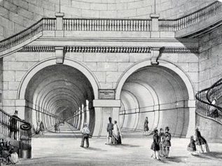 THIS MONTH IN ENGINEERING | August 1844 — The Thames Tunnel Opens to Pedestrians