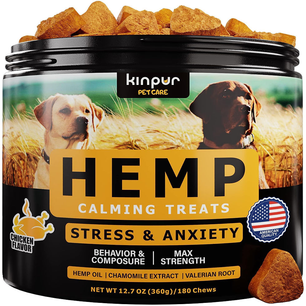 Thumbnail: Natural Calming Chews for Dogs – Hemp Oil & Valerian Root | PetNog™