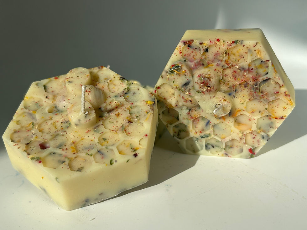 Thumbnail: Abundant Chakra’s Beeswax Candle 