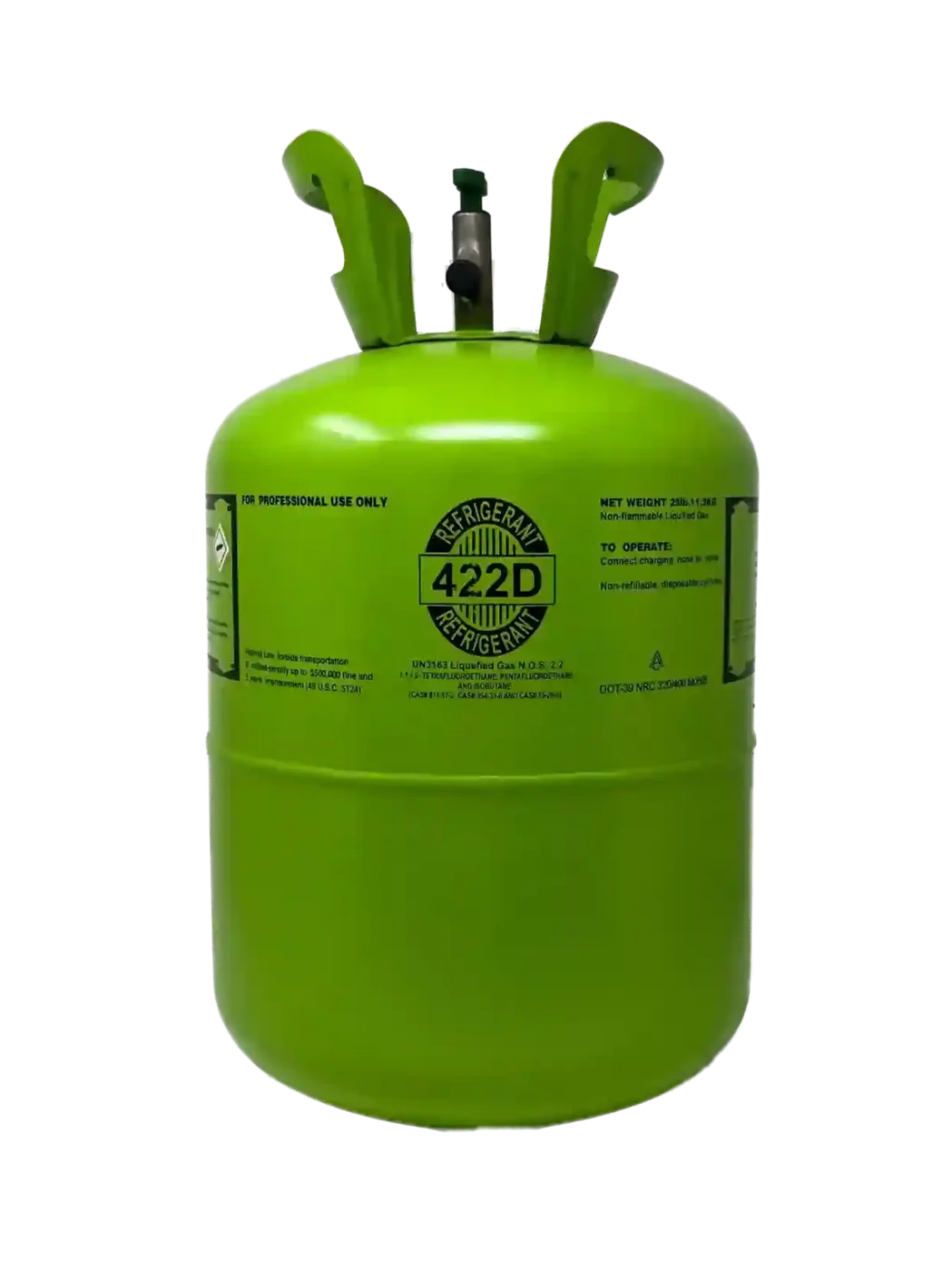 R422D Refrigerant – 25 lb Cylinder