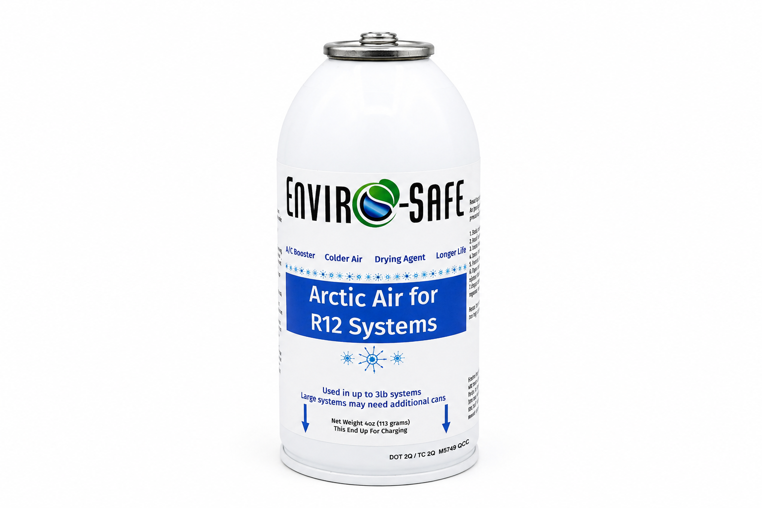 Envirosafe Arctic Air for R12 systems (1 Can)