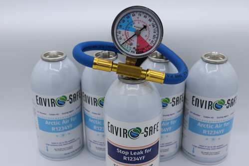 Envirosafe Arctic Air for R1234yf, Stop leak with Gauge | Best
