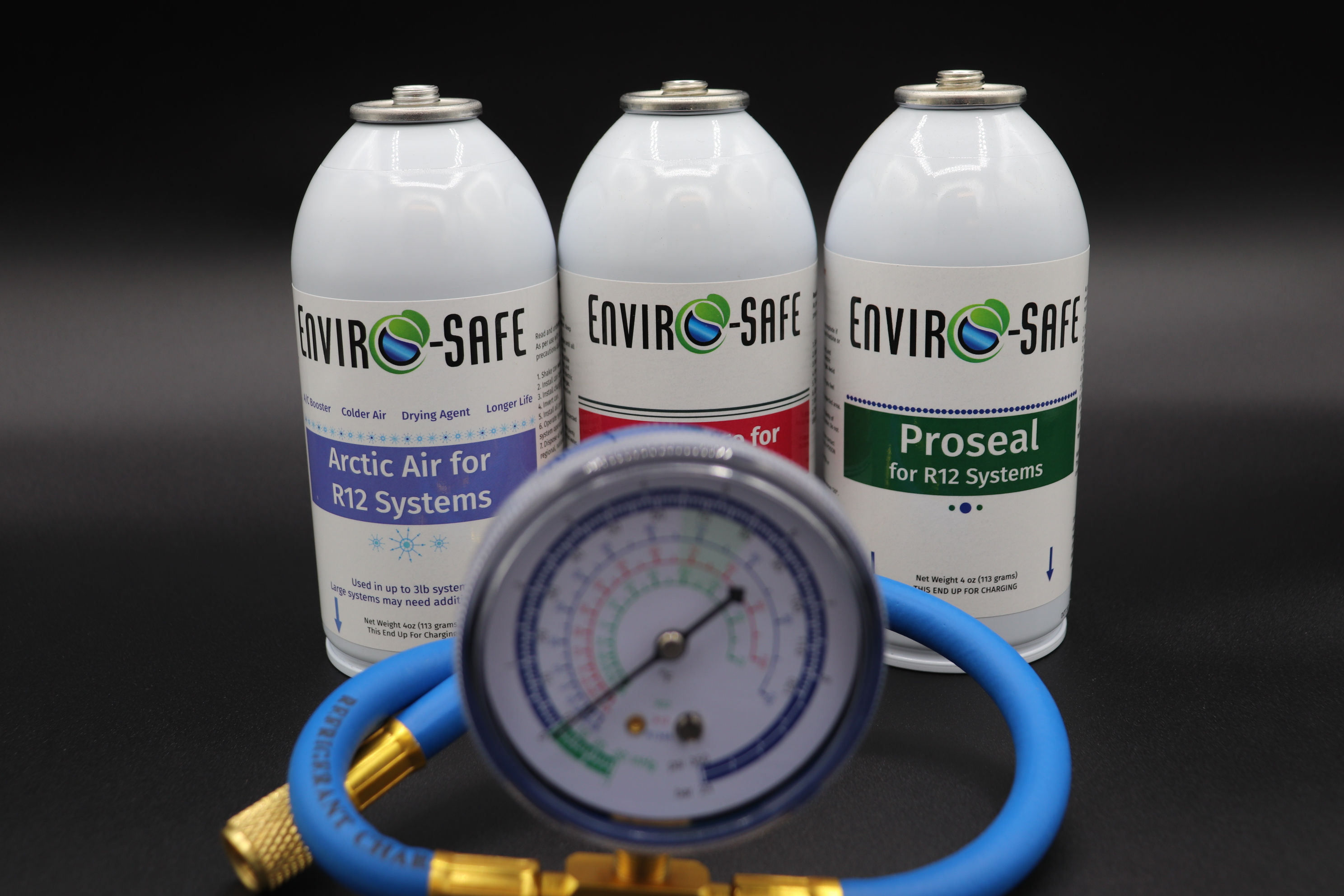 Envirosafe R12 Arctic, Oil, Proseal Kit with Gauge