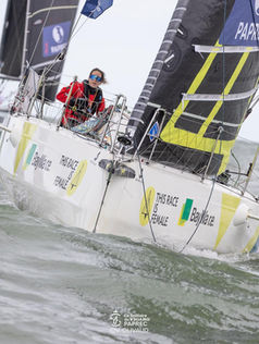 Susann Beucke has retired from Stage 1 of La Solitaire du Figaro Paprec
