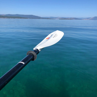 A great day kayaking on Flathead Lake