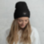 BLACK Good Pie Embroidered Beanie