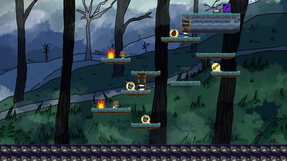 Final Level mockup with background