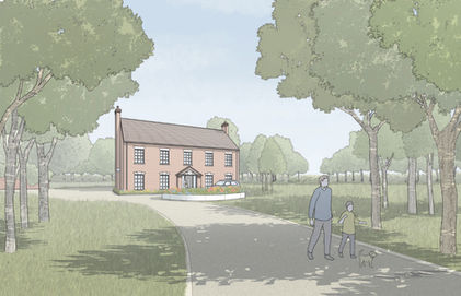 3D visual of georgian house project