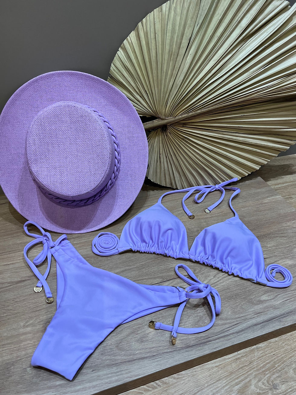 Miniatura: Biquíni Cortininha Lavanda 1124