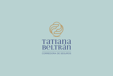 Tatiana Beltrán - Corredora de Seguros. Branding design.