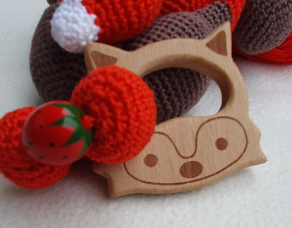 Miniaturbild: Gehäkelte baby spielzeug,Fuchs🦊