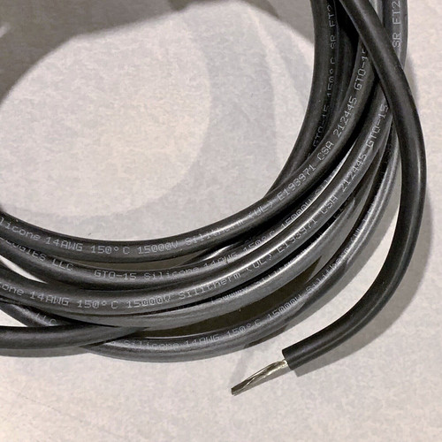 By The Foot Ablon TECNOLUX GTO 15 SiliFlex White SILICONE Neon Cable Wire AWG14