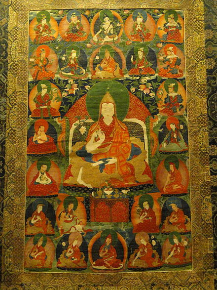 The Eighth Dalai Lama Jamphel Gyatso 8 Dalai Lama Painting Dalai Lama of Tibet
