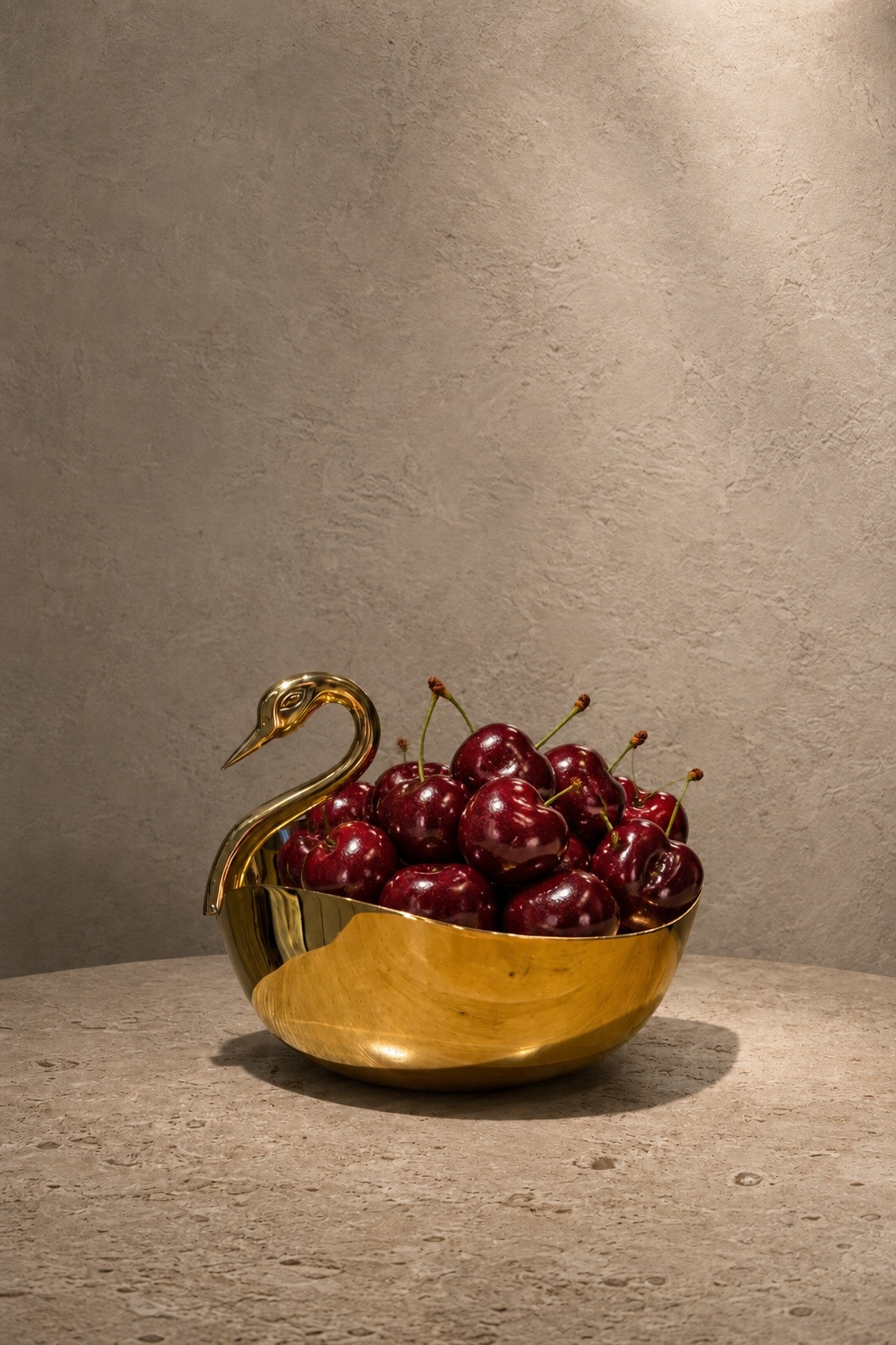 ciotolina cigno in ottone