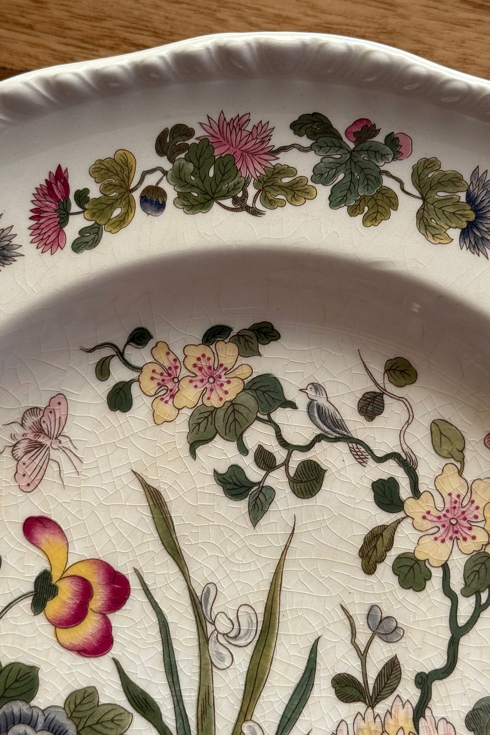 Thumbnail: 4 plates Adams UK country meadow 