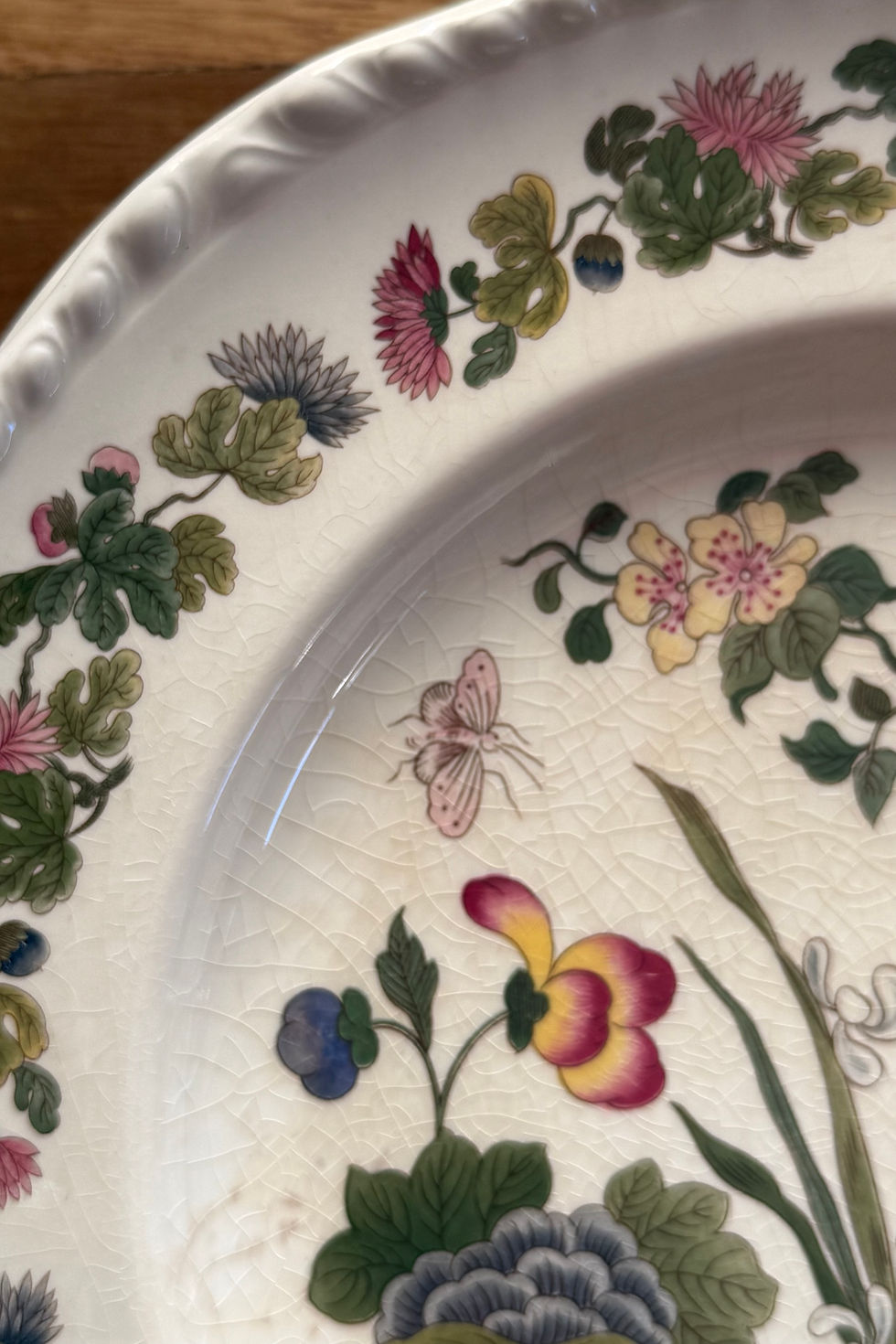 Thumbnail: 4 plates Adams UK country meadow 