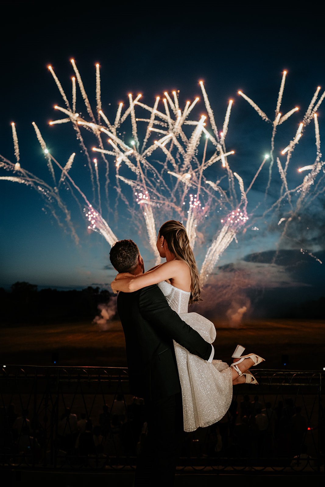 Marcus & Samatha fireworks colour