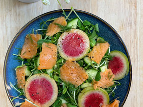 Spring Cold Smoked Char Salad