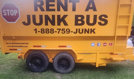 25-yard dumpster rental on wheels
