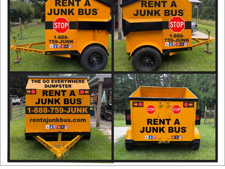 6-yard Mini Dumpster for Rental. We Drop Off We Pick Up Great For Garage Clean outs!