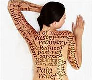 Client recovering from pain after massage